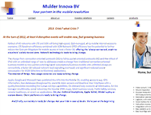 Tablet Screenshot of mulderinnova.com